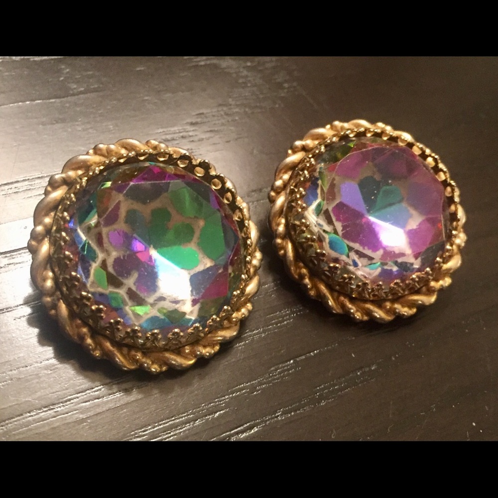 Vintage Elsa Schiaparelli Watermelon earrings